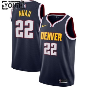 Dres Denver Nuggets Zeke Nnaji 22 Nike 2022-23 Icon Edition Navy Swingman - Dječji